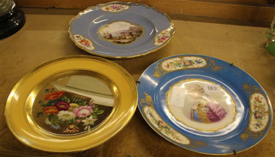 Meissen dish and 2 others